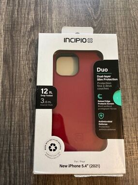 Incipio Duo Dual-Layer Slim Protection Case in Red for iPhone 5.4"